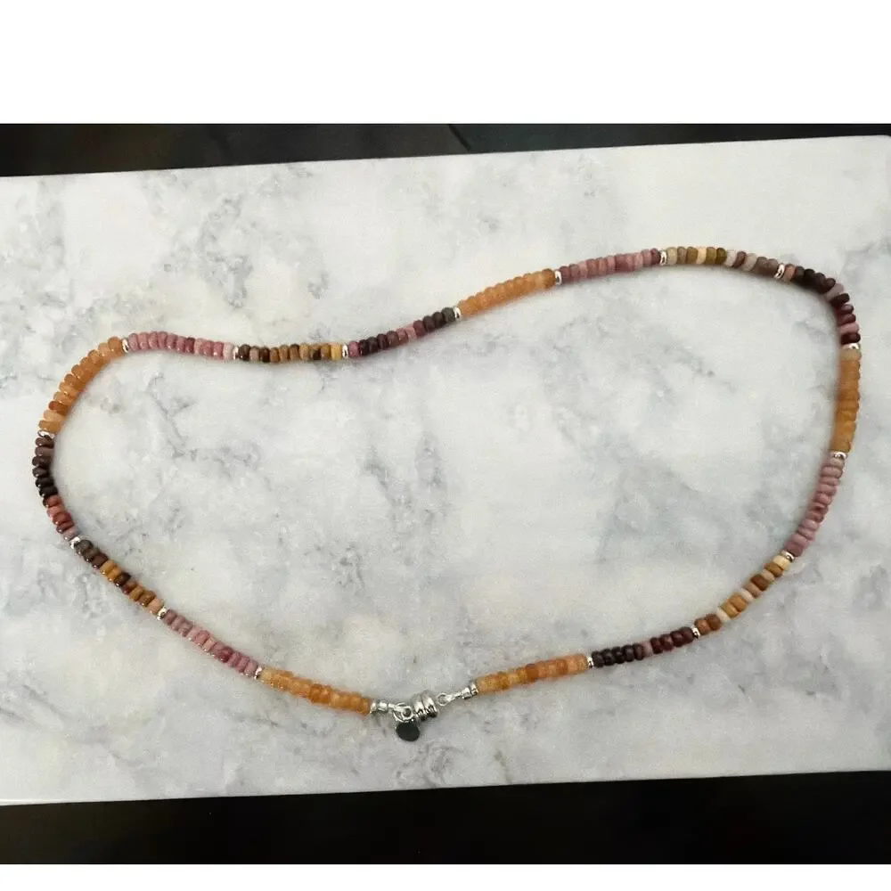 Second Bloom Studio Artisan Made Onyx Carnelian Necklace 19